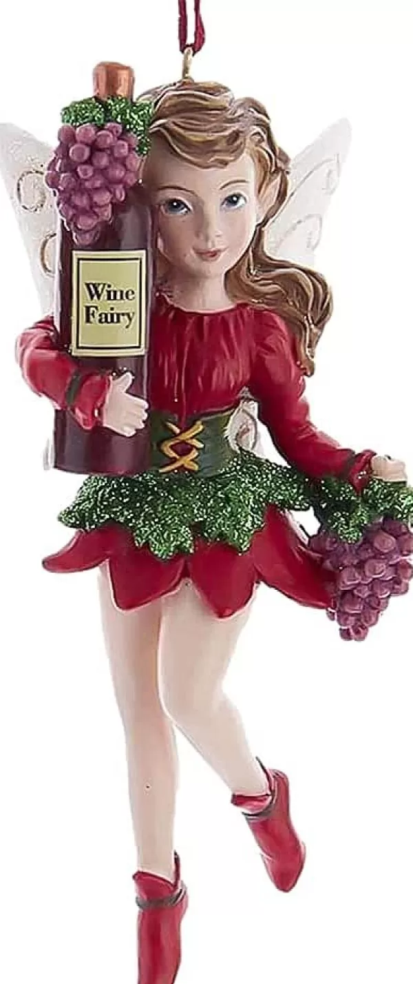 Kurt S Adler Wine Fairy [Red], E0407, Kurt Adler Sale