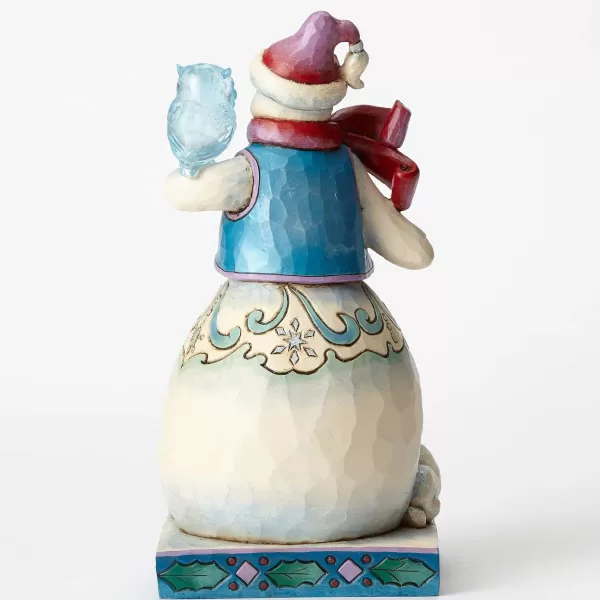 Enesco Wonderland Snowman With Owl Flash Sale